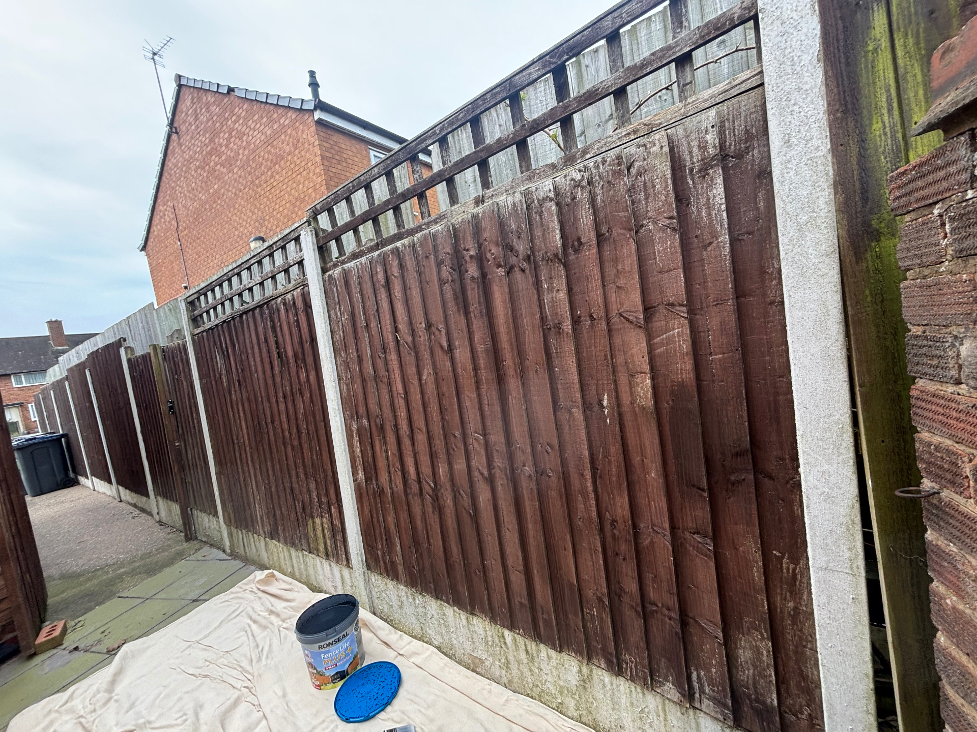 Before — Fence Painting & Restoration